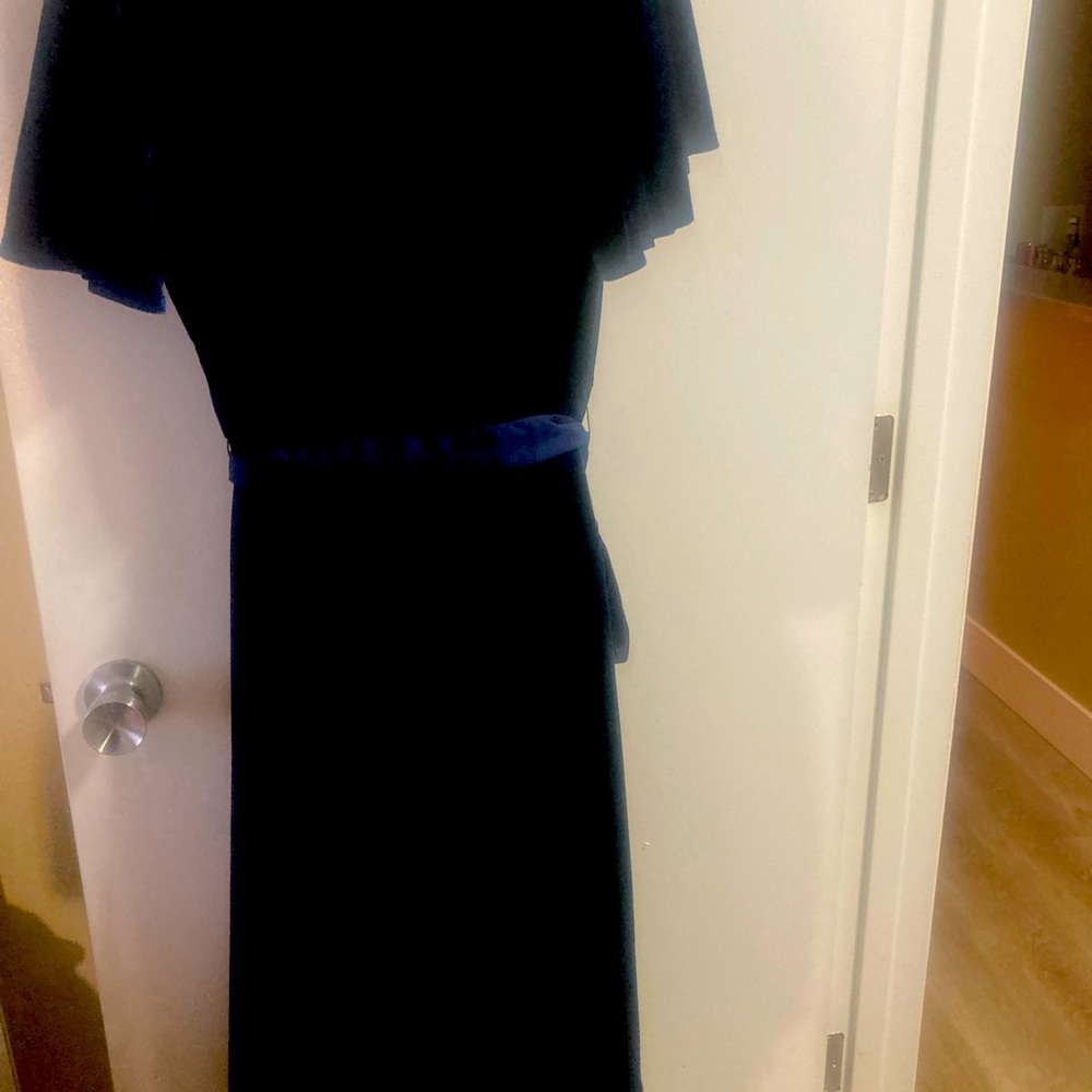 Lane Bryant velvet dress Royal blue